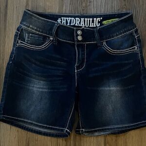 Hydraulic women’s Midnight Blue Denim Jean Shorts 11/12